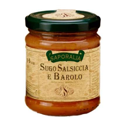 SAPORALIA Pasta Sauce Sausage and Barolo